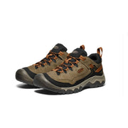 KEEN Targhee IV Waterproof Hiking Shoes for Men - Sea Turtle/Roasted Pecan - 11M