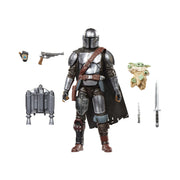 Hasbro Star Wars Black Series The Mandalorian and Grogu 15cm Action Figure with Six Accessories G2514