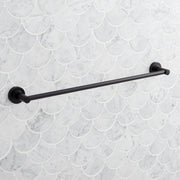 Signature Hardware Lexia 24-Inch Polished Brass Wall-Mounted Towel Bar, Metal Construction, SHLE24TBPB