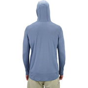 Aftco Air-O Mesh Hooded Fishing Shirt, UPF 50 Sun Protection, Quick Dry, DWR Stain Resistant, Thumb Loops, Lightweight Breathable Fabric, X-Large, Hint of Mint Heather, 81318237