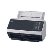 Fujitsu fi-8150 Color Duplex Document Scanner, 50 ppm, 600 dpi Optical Resolution, 100-Sheet Automatic Document Feeder, USB 3.2 and Ethernet Connectivity, Black