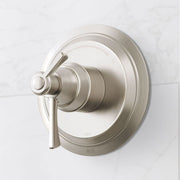 Signature Hardware Marceau Dual Control Pressure Balanced Shower Valve Trim, Lever Handle, Brushed Nickel, 955200-L-LV