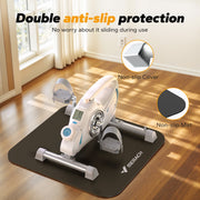 MERACH Under Desk Bike Pedal Exerciser Indoor Silent Elliptical Machine for Legs and Mini Foot Pedal Exercise Bike