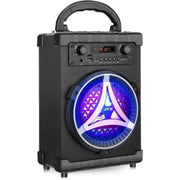JYX JYX-S65 Wireless Bluetooth Portable Speaker PA System w/Karaoke, Radio, Recording Functions, Black