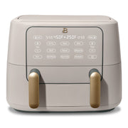 Beautiful 19564 9 Qt TriZone Air Fryer, Porcini Taupe