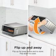 Ninja Flip Toaster Oven & Air Fryer, 8-in-1 Functionality, OvenCrisp Technology