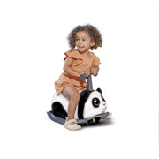 Yvolution My Buddy Roller 2-in-1 Panda Plush Ride-On Toy with Rocker and Ride-On Modes, Eco-Friendly, Machine-Washable Cover, Ages 10-36 Months, MT01W2