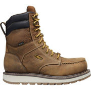 KEEN Utility 1025694 Cincinnati 8'' Waterproof Carbon-Fiber Toe Work Boots for Men - Belgian/Sandshell - 9.5M