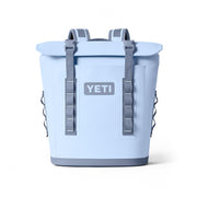 YETI Hopper M12 Backpack Soft Sided Cooler with MagShield Access, Kangaroo Pocket, Big Sky Blue, 20 Can Capacity