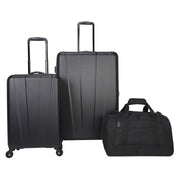 Protege 3-Pc Hardside Luggage Set Black