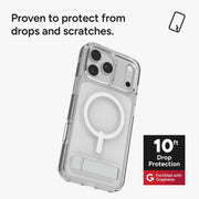 ZAGG 702318863 Crystal Palace Case with Kickstand for iPhone 17 Pro Max