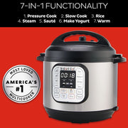 Instant Pot Duo Mini 3-Quart 7-in-1 Electric Pressure Cooker - Stainless Steel