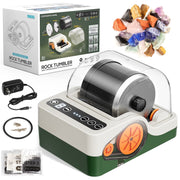 Freecat Rock Tumbler Kit STEM Science Educational Set with Tumbler Grits and Jewelry Polishing Accessories for Kids and Adults, 5577-34