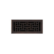 Signature Hardware 402630 Wicker Style Brass Floor Register - 4