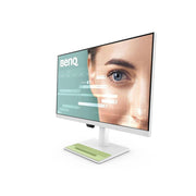 BenQ GW3290QT 32 Inch WQHD IPS LED Monitor, 2560x1440 Resolution, 75Hz Refresh Rate, USB-C 65W, Ergonomic Adjustable Stand, Built-in Speakers & Noise-Cancelling Microphone, White
