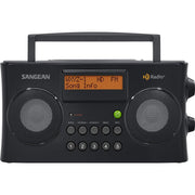 Sangean HDR-16 HD Radio/FM-Stereo/AM Portable Radio - Black
