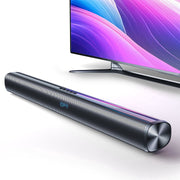 VEATOOL S20L Pro Sound Bar, 60W Surround Sound, 27 Inch, Bluetooth 5.4, Optical, COAX, AUX, Wall-Mountable, Black