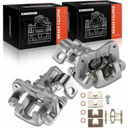 A-Premium Rear Brake Caliper Assembly with Bracket, Single Steel Piston, Anti-Rust Coating, Compatible with Honda Civic 2006-2015 and Acura CSX 2006-2011 ILX 2013-2018, 0APBC0402MF
