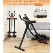 Gikpal JHZSP0290_01 Fitness Ab Machine 4 Adjustable Resistance Levels