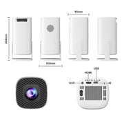 Kothab Mini Projector, 4K Mini Spotlight Console Projector with Over 36,000 Built-In Retro Games, WiFi and Bluetooth, 1280x720p Resolution, 150 Lumens
