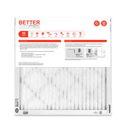 Mann+Hummel Great Value MERV 11 HVAC Air Furnace Filter, Electrostatic, 20x20x1, 2 Pack WAL2P11-012020