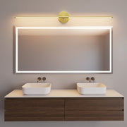 Ralbay 40 Inch Gold Wall Sconces Set of Two, 360 Rotatable Vanity Light, 3000K LED, Metal Construction, 9825