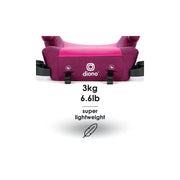 Diono 32102 Solana 2 XL 2022 Dual Latch Connectors Backless Belt-Positioning Booster Car Seat 8 Years Pink