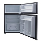 Galanz GLR31TS1E02 3.1 Cu ft Two Door Mini Fridge with Freezer, Stainless, Estar