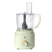 Beautiful 19675 10-Cup Food Processor with 500-Watt Motor, Extra-Wide 3-Inch Feed Tube, Sage Green