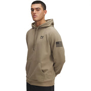 Under Armour Freedom Flag Long-Sleeve Hoodie for Men - Federal Tan - M
