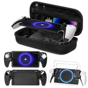 Foluck PSP301 3 in 1 Protective Accessory Set for PlayStation Portal with EVA Carrying Case, Black