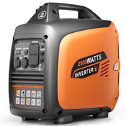 Efurden 2800W Portable Inverter Generator, Gas Powered, EPA Compliant, CO Shutdown, Low Noise, Parallel Capability, Orange