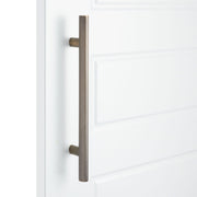 Signature Hardware 479551 Kobe 12 Inch Center to Center Back to Back Door Pull, Antique Brass