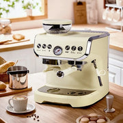MIROX Espresso Machine 15 Bar, Coffee Maker With Milk Frother Steam Wand, Built-In Bean Grinder