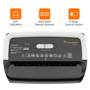 Bonsaii 12-Sheet Cross Cut Paper Shredder with 5.4-Gallon Wastebasket, Level P-4 Security, Corded Electric, C279-A