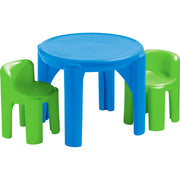 Little Tikes 621048 Bright 'n Bold Table & Chairs - Green/Blue