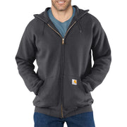 Carhartt Midweight Full-Zip Long-Sleeve Hooded Sweatshirt for Men - Grey - 2XL