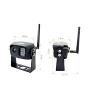 Yuwei Wireless Backup Camera with Night Vision, Waterproof, Wide-Angle Lens, Black, YW-0629