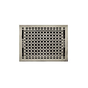 Signature Hardware HV-1016-912-BN Honeycomb Brass Floor Register - Brushed Nickel 9