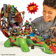 Playmates Toys Tales of the Teenage Mutant Ninja Turtles Pet Turtle Playset, Transforming 18-Inch Training Arena, Multicolor