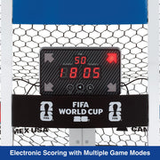 Primetime Sports FIFA World Cup 2026 Arcade Soccer Roundabout Soccer Goal Set with Electronic Scoring, Size 3 Ball and Pump