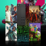 Dell Gaming Desktop Computer, Intel Core i7 3.4 GHz, 16GB RAM, 512GB SSD, 24in Full HD Monitor, RGB Keyboard and Mouse, Wi-Fi, Windows 11 Pro, 3010