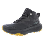Hoka Transport Hike GTX Men's Hiking Boots, Waterproof Gore-Tex, Vibram Megagrip Outsole, Black/Black, 13 D