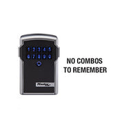 Master Lock 5441DHC Bluetooth Wall Mount w/Backup Keypad Entry Black & Silver