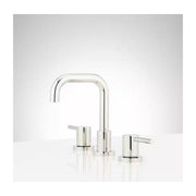 Signature Hardware 483891 Lexia 8 in. Widespread Double Handle Bathroom Faucet in Polished Nickel