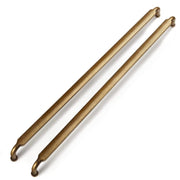 Goo-Ki 2202GT-320-12 Cabinet Pulls, 12.6-in Hole Center, Distressed Antique Brass (Set of 12)