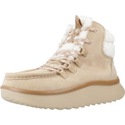 Hey Dude Wendy Peak Apres Suede Cozstit Women's Casual Chukka Boots, Tan, Size 7, 44367-265