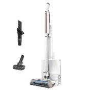 Shark WS642AE Wandvac Self-Empty System Pet, Bagless Cordless 3-in-1 Cordless Stick Vacuum with HEPA Self-Empty Charging Base - White