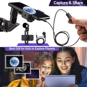 BEBANG A6003 Telescopes for Kids Adults Beginners, 70MM Telescope for Astronomy with Tripod