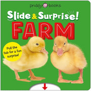 St. Martin's Press Roger Priddy: Farm (Slide and Surprise!): Pull the Tabs for a Fun Farm Surprise (Board Book)